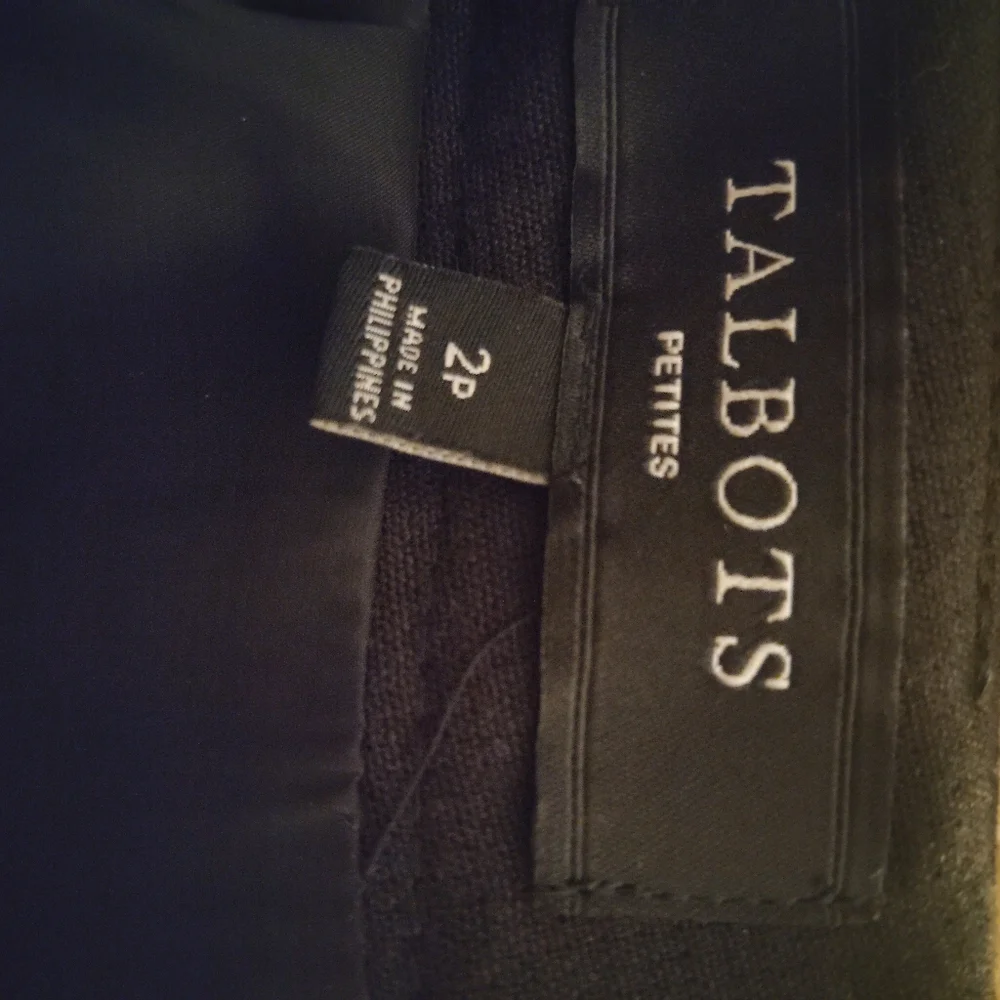 TALBOTS Polka Dot Pencil Skirt - Size 2